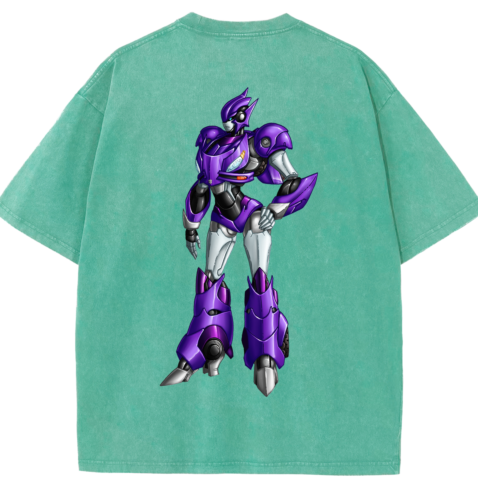 （画像用）  綿100% ヴィンテージ風 半袖Tシャツ（背面プリント）